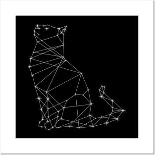 Cute Cat Constellation Posters and Art